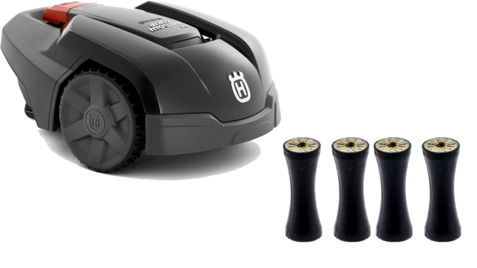 Sostituisci gli ammortizzatori in gomma sull' Automower 105/305/308 di Husqvarna.