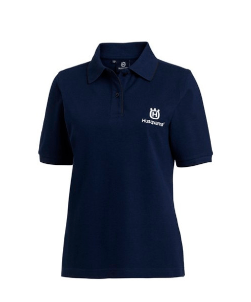 Polo shirt, navy - Lady S nel gruppo Prodotti per lavori forestali e giardinaggio Husqvarna / Husqvarna Accessori per la protezione personale / Abbigliamento da lavoro / Accesori presso GPLSHOP (1016379-48)