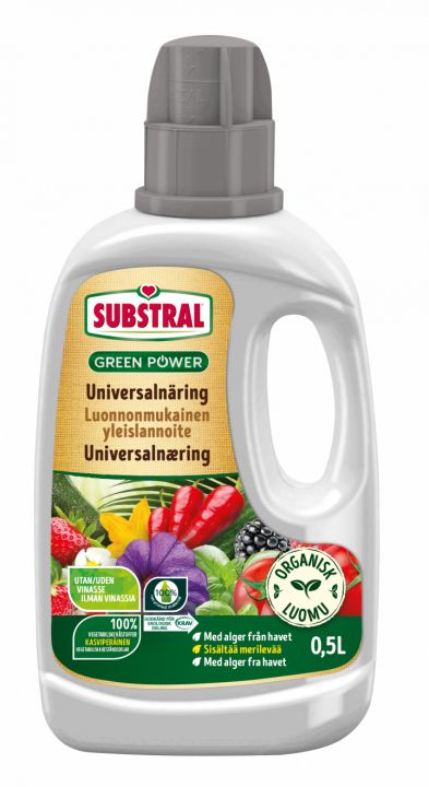 Substral Nutrizione Universale Organica 500Ml 41953 nel gruppo Prodotti per lavori forestali e giardinaggio Husqvarna / Semi di erba e Concime per prato / Coltivazione presso GPLSHOP (41953)