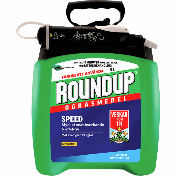 Roundup Pump'n Go 5L nel gruppo Prodotti per lavori forestali e giardinaggio Husqvarna / Semi di erba e Concime per prato / Coltivazione presso GPLSHOP (42164)