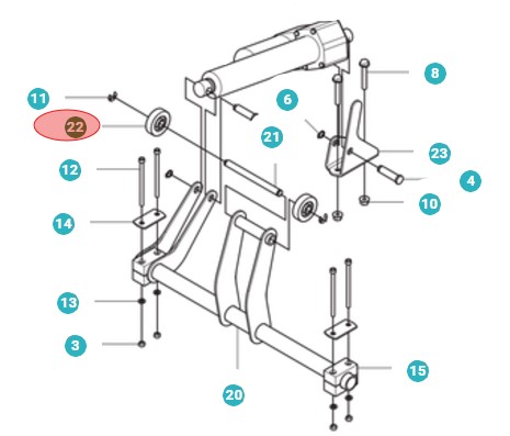 Supporto 5010668-01 nel gruppo  presso GPLSHOP (5010668-01)