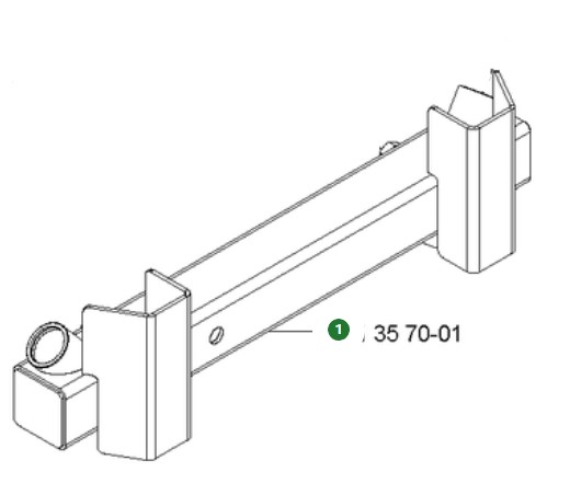 Consolle maniglia 5013570-01 nel gruppo  presso GPLSHOP (5013570-01)