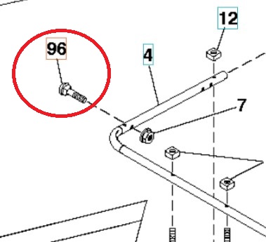 Vite 5014066-01 nel gruppo I Pezzi Di Ricambio / Pezzi di ricambio Trattorini tagliaerba / Pezzi di ricambio Husqvarna TC 238 presso GPLSHOP (5014066-01)
