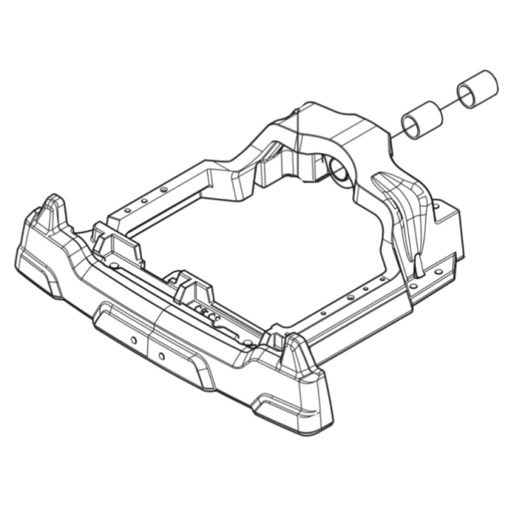 Telaio, posteriore nel gruppo I Pezzi Di Ricambio / Pezzi di ricambio Rider / Pezzi di ricambio Husqvarna Rider 420 TSX AWD presso GPLSHOP (5017508-01)