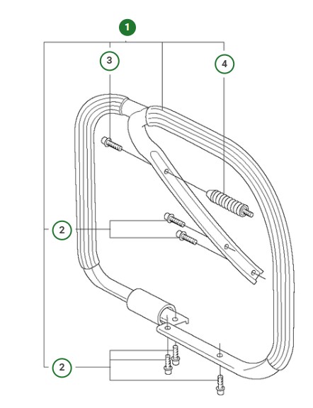 Staffa Maniglia,Wa G 5036286-02 nel gruppo  presso GPLSHOP (5036286-02)