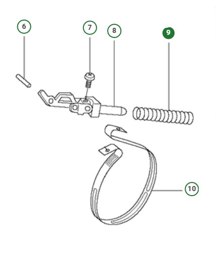 Molla del freno 5037171-01 nel gruppo presso GPLSHOP (5037171-01)