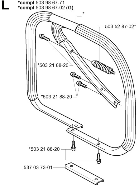 Maniglia Intorno (G) 5039867-02 nel gruppo  presso GPLSHOP (5039867-02)