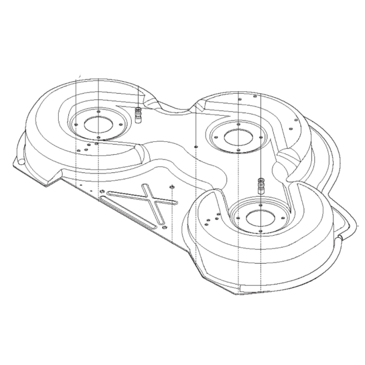 Copertura clip Kpl nel gruppo I Pezzi Di Ricambio / Pezzi di ricambio Rider / Pezzi di ricambio Husqvarna Rider 422 TS AWD presso GPLSHOP (5045699-01)