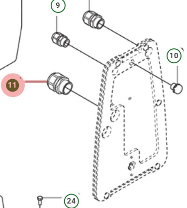 Cavo Terra M25X1.5 5055269-03 nel gruppo presso GPLSHOP (5055269-03)