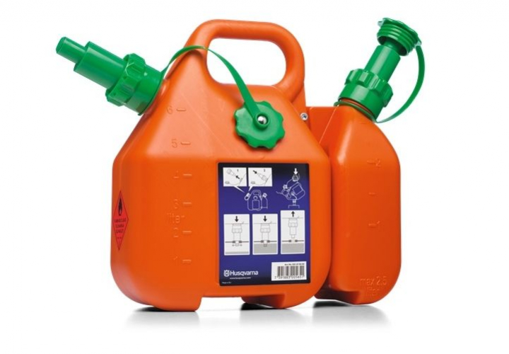 Husqvarna Tanica Combinata 6L/2,5L nel gruppo Prodotti per lavori forestali e giardinaggio Husqvarna / Husqvarna Lubrificanti, carburanti e taniche per rifornimento / Carburante/Olio Tanica presso GPLSHOP (5056980-00)