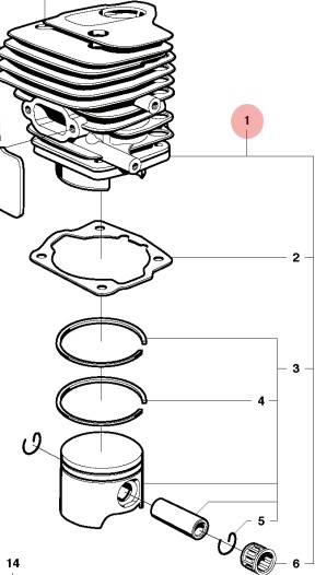 Cilindro Kpl 5062437-15 nel gruppo  presso GPLSHOP (5062437-15)
