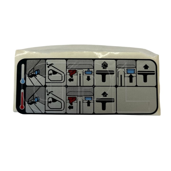 Decal nel gruppo I Pezzi Di Ricambio / Pezzi di ricambio Övriga Reservdelar / Pezzi di ricambio Husqvarna Motorkap / Pezzi di ricambio Husqvarna K960 presso GPLSHOP (5062439-02)
