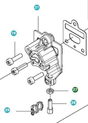 Noce nel gruppo I Pezzi Di Ricambio / Pezzi di ricambio Soffiatori / Pezzi di ricambio Husqvarna 580BTS presso GPLSHOP (5104874-01)