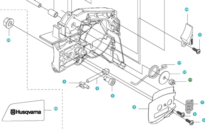  nel gruppo I Pezzi Di Ricambio / Pezzi di ricambio Soffiatori / Pezzi di ricambio Husqvarna 580BTS presso GPLSHOP (5141839-01)