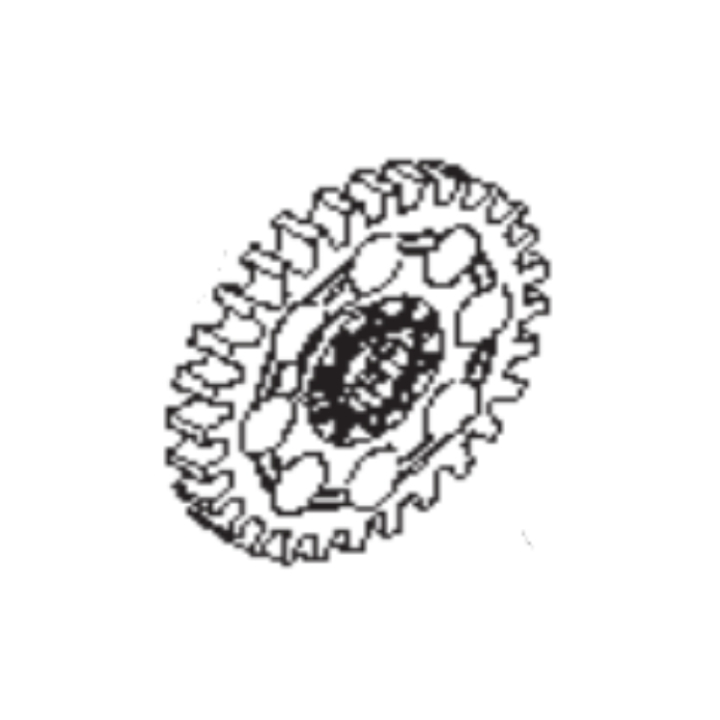 Ingranaggio nel gruppo I Pezzi Di Ricambio / Pezzi di ricambio Rider / Pezzi di ricambio Husqvarna Rider 318X presso GPLSHOP (5225389-01)