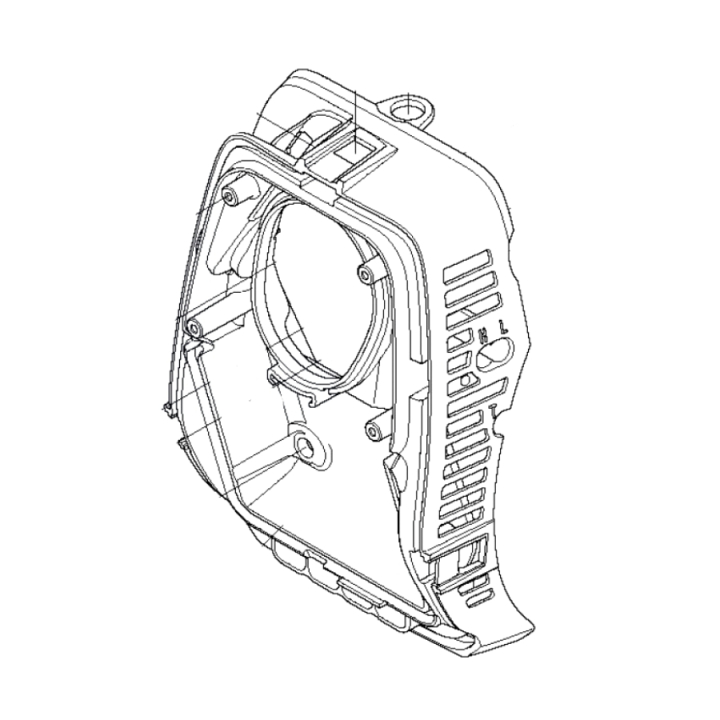 Portafiltro Kpl 5230448-02 nel gruppo I Pezzi Di Ricambio / Pezzi di ricambio Jonsered Decespugliatori / Pezzi di ricambio Jonsered FC2245W presso GPLSHOP (5230448-02)