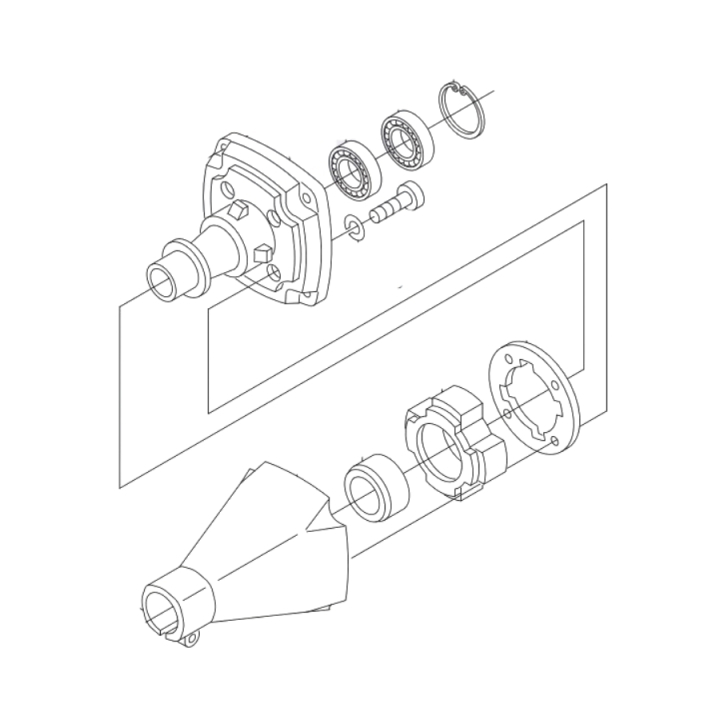 Gruppo Scatola Frizione 5230958-01 nel gruppo I Pezzi Di Ricambio / Pezzi di ricambio Jonsered Decespugliatori / Pezzi di ricambio Jonsered GC2053 presso GPLSHOP (5230958-01)