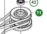 Puleggia Husqvarna Rider 111B, 112C, Jonsered FR2312 nel gruppo I Pezzi Di Ricambio / Pezzi di ricambio Jonsered Rider / Pezzi di ricambio Jonsered FR 2312 MA presso GPLSHOP (5254039-01)