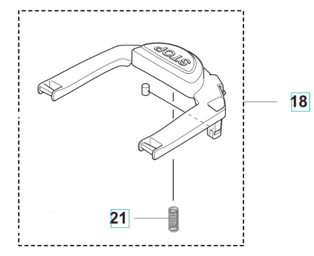 KIT PULSANTE ARRESTO nel gruppo I Pezzi Di Ricambio Robotizzati / Pezzi di ricambio Gardena Sileno Minimo / Gardena Sileno Minimo - 2023 presso GPLSHOP (5293437-01)