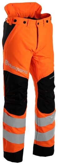 Pantalone Husqvarna Technical EN 20471 nel gruppo Prodotti per lavori forestali e giardinaggio Husqvarna / Husqvarna Accessori per la protezione personale / Pantalone con protezione antitaglio presso GPLSHOP (5295183)