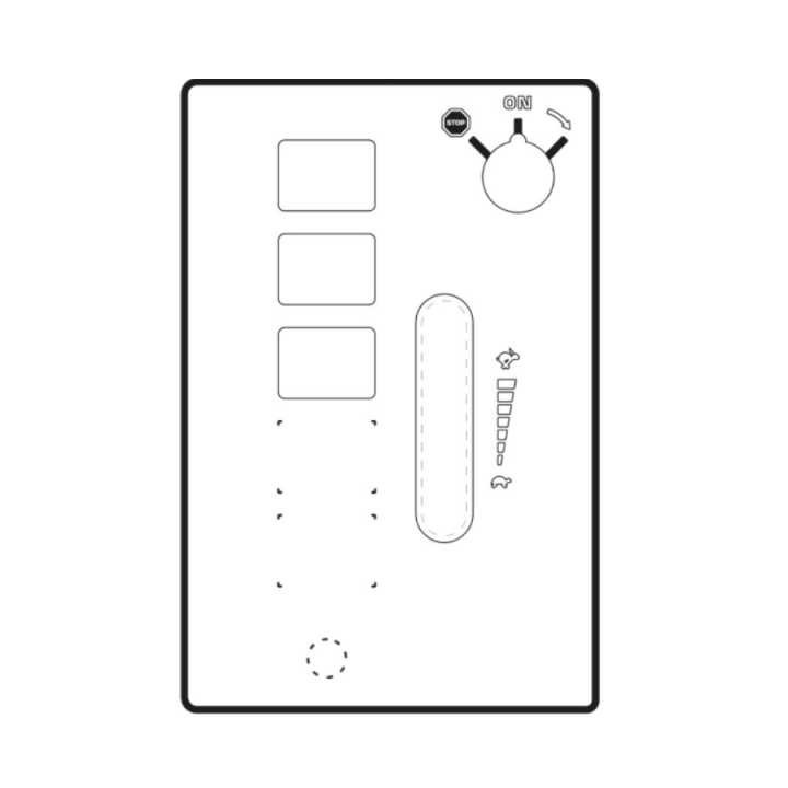 Decalcomania pannello di controllo inferiore cabina nel gruppo  presso GPLSHOP (5296655-01)