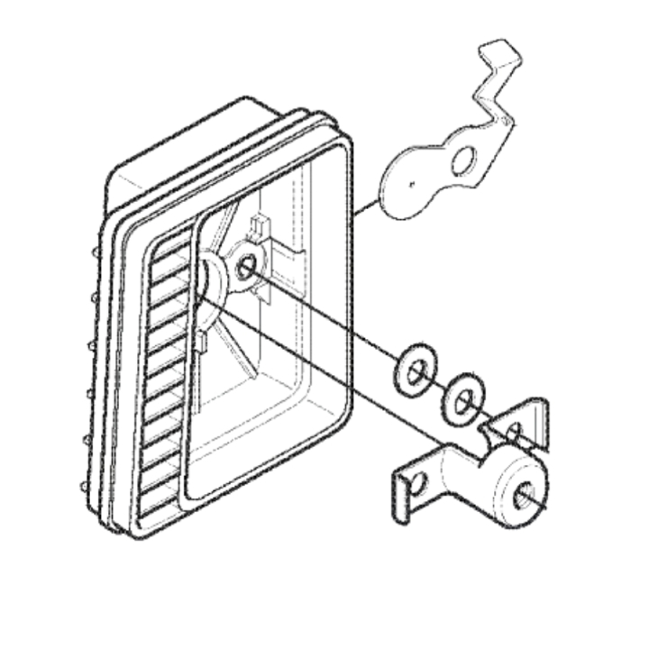 Casa Filtro 5310079-10 nel gruppo I Pezzi Di Ricambio / Pezzi di ricambio Jonsered Decespugliatori / Pezzi di ricambio Jonsered GC2052 presso GPLSHOP (5310079-10)