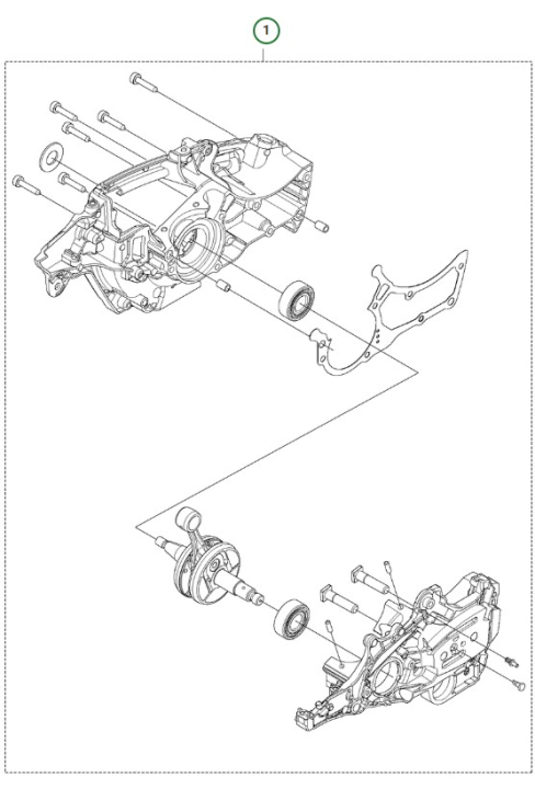 Blocco corto 550Xp/Xpgii Tb Hqw 5311145-10 nel gruppo  presso GPLSHOP (5311145-10)