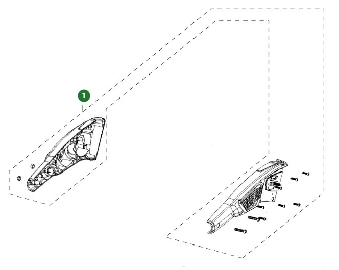 Copertina nel gruppo I Pezzi Di Ricambio / Pezzi di ricambio Tagliasiepi / Pezzi di ricambio Husqvarna 120iTK4-H presso GPLSHOP (5311467-14)