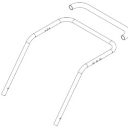 Tubo della maniglia 5311467-58 nel gruppo  presso GPLSHOP (5311467-58)