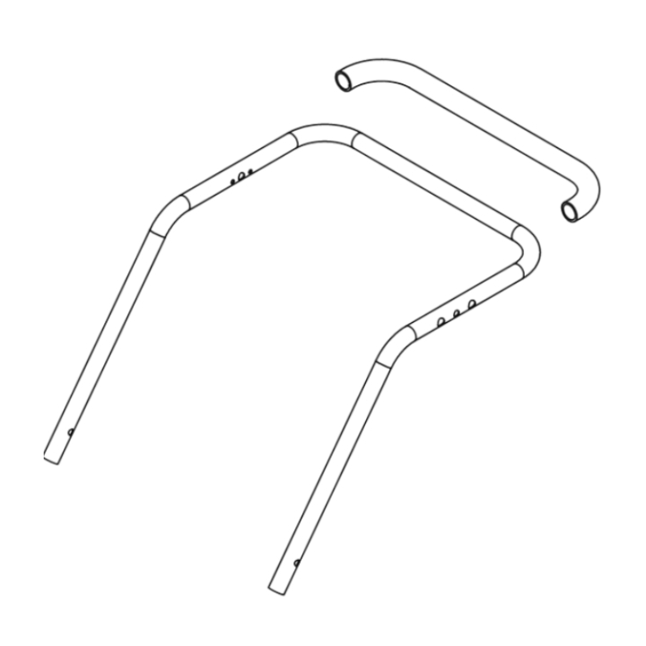 Tubo della maniglia 5311472-03 nel gruppo  presso GPLSHOP (5311472-03)