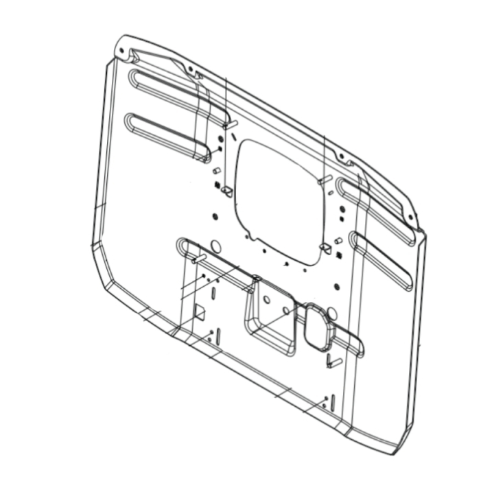 Piastra posteriore nel gruppo I Pezzi Di Ricambio / Pezzi di ricambio Trattorini tagliaerba / Pezzi di ricambio Husqvarna TC 112 presso GPLSHOP (5311479-91)