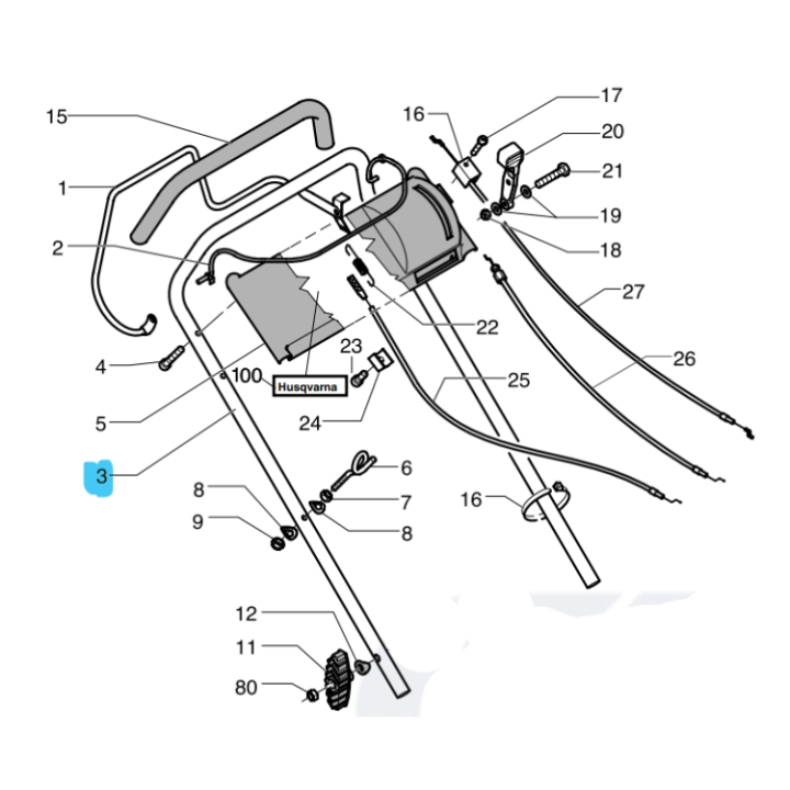 Maniglia 5312107-70 nel gruppo presso GPLSHOP (5312107-70)