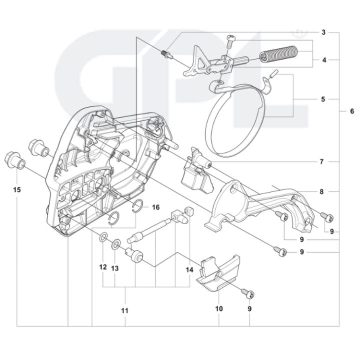Coperchio frizione 564XPG nel gruppo  presso GPLSHOP (5312667-01)
