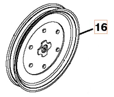 Puleggia 5321451-02 nel gruppo  presso GPLSHOP (5321451-02)