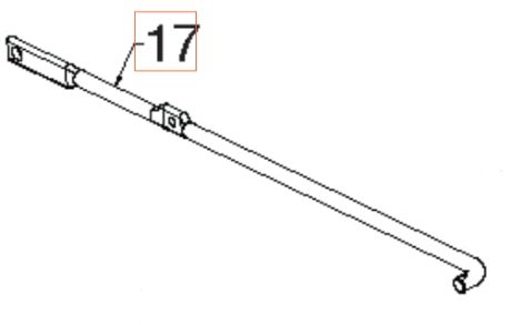 Asta 5324025-68 nel gruppo I Pezzi Di Ricambio / Pezzi di ricambio Husqvarna Spazzaneve / Pezzi di ricambio Husqvarna 276EP presso GPLSHOP (5324025-68)