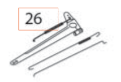 Braccio del Governatore 5324292-48 nel gruppo I Pezzi Di Ricambio / Pezzi di ricambio Husqvarna Spazzaneve / Pezzi di ricambio Husqvarna ST327P presso GPLSHOP (5324292-48)