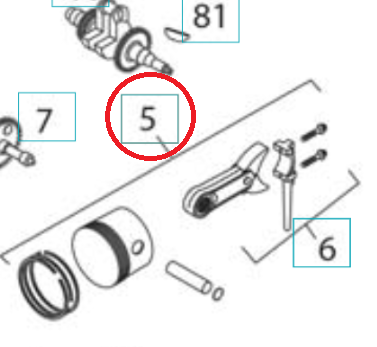 Pistone Kpl 5324293-15 nel gruppo  presso GPLSHOP (5324293-15)