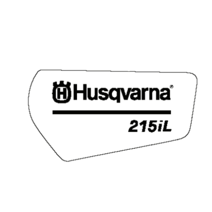 Decalcomania 215Il 5342214-01 nel gruppo I Pezzi Di Ricambio / Pezzi di ricambio Decespugliatori / Pezzi di ricambio Husqvarna 215iL presso GPLSHOP (5342214-01)