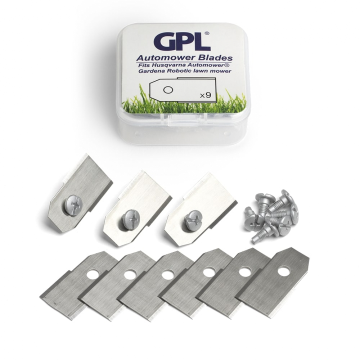 Kit lame Automower 9pcs nel gruppo Accessori Robot Tagliaerba / Lame Automower® presso GPLSHOP (5351387-019)