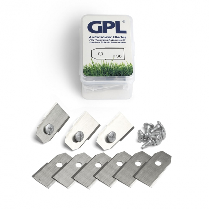 Kit lame Automower 30pcs nel gruppo Accessori Robot Tagliaerba / Lame Automower® presso GPLSHOP (5351388-0130)