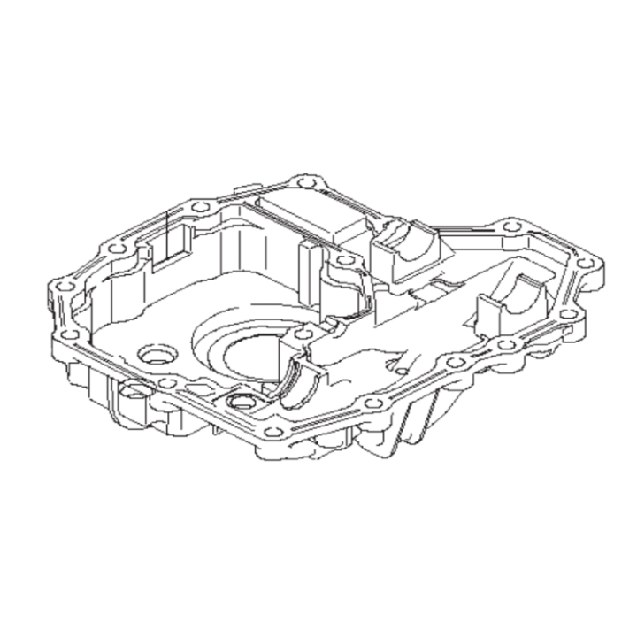Casa Vxl-, Inferiore nel gruppo I Pezzi Di Ricambio / Pezzi di ricambio Rider / Pezzi di ricambio Husqvarna Rider 316TX presso GPLSHOP (5354028-45)