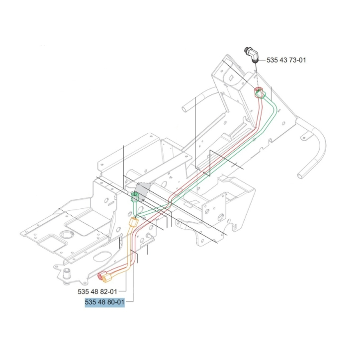 Tubo 5354880-01 nel gruppo  presso GPLSHOP (5354880-01)