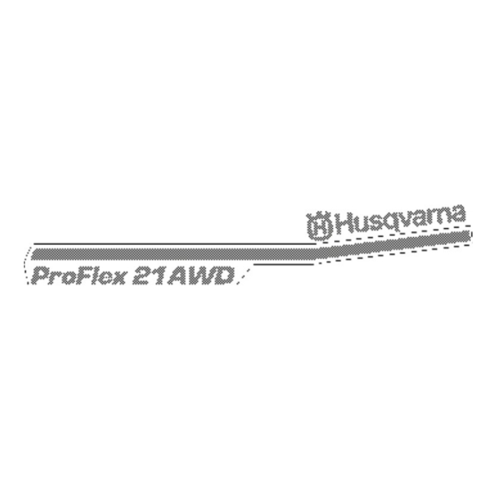 Decalcomania nel gruppo I Pezzi Di Ricambio / Pezzi di ricambio Rider / Pezzi di ricambio Husqvarna Rider Proflex 21 AWD presso GPLSHOP (5355053-02)