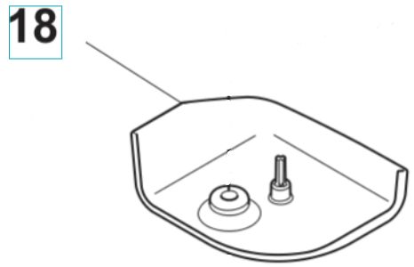 Copertura protettiva in plastica 5355972-01 nel gruppo I Pezzi Di Ricambio Robot Tagliaerba / Pezzi di ricambio Husqvarna Automower® 415X / Automower 415X - 2025 presso GPLSHOP (5355972-01)