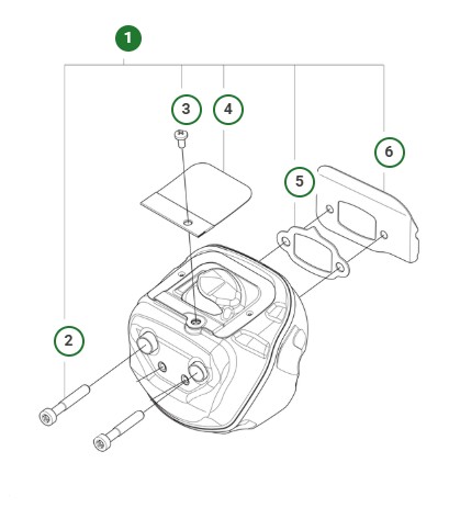 Kit silenziatore 564XPG nel gruppo presso GPLSHOP (5361817-01)