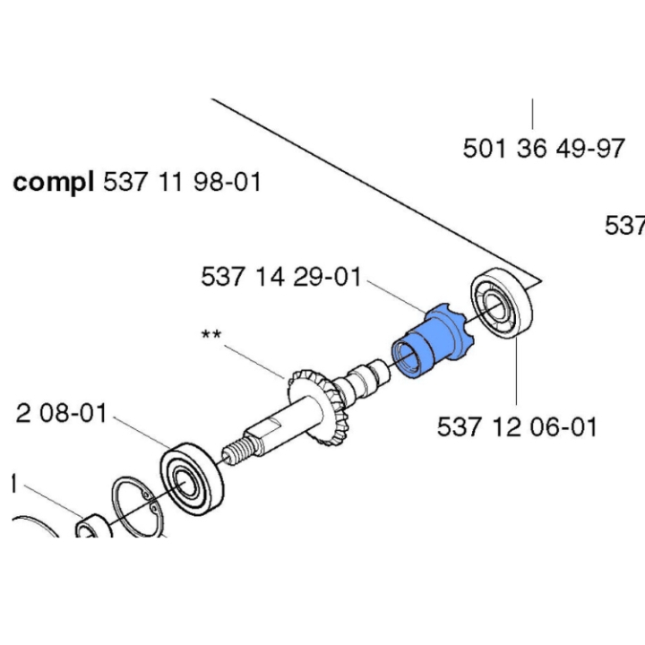Eccentrico 5371429-01 nel gruppo  presso GPLSHOP (5371429-01)