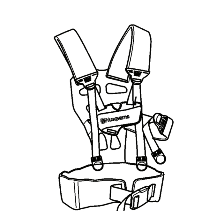 Imbracatura 5372114-01 nel gruppo I Pezzi Di Ricambio / Pezzi di ricambio Decespugliatori / Pezzi di ricambio Husqvarna 252RX presso GPLSHOP (5372114-01)