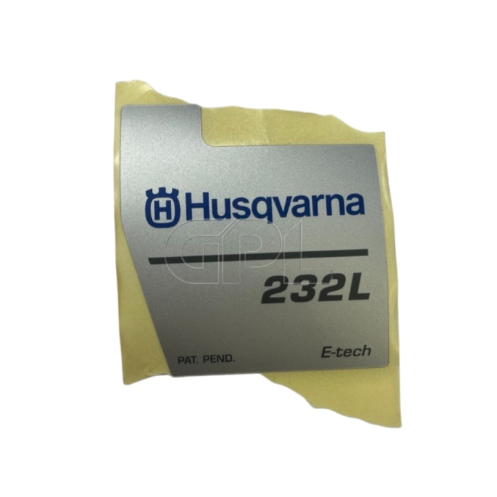 Decalcomania Starter 5373564-01 nel gruppo I Pezzi Di Ricambio / Pezzi di ricambio Decespugliatori / ➤Serie 200 / Pezzi di ricambio Husqvarna 240RJ presso GPLSHOP (5373564-01)