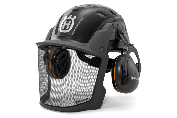 Casco forestale Husqvarna, Technical, grigio nel gruppo Prodotti per lavori forestali e giardinaggio Husqvarna / Husqvarna Accessori per la protezione personale / Elmetto forestale presso GPLSHOP (5376446-03)