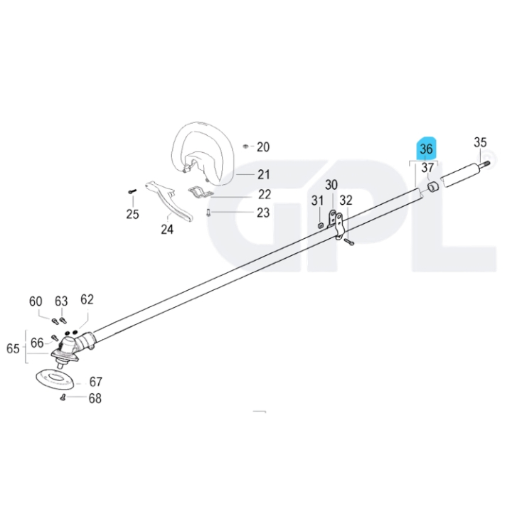 Tubo Di Sartiame 5382424-42 nel gruppo  presso GPLSHOP (5382424-42)